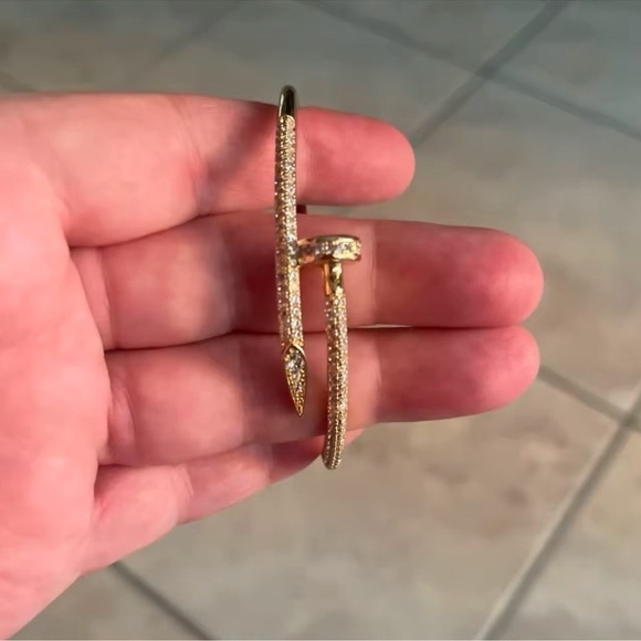 Just Un Clou Nail Crystal Bangle Bracelet - Picture 10 of 10